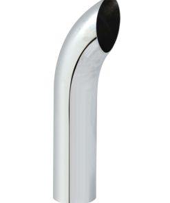 Tubo de escape cromado curvado de 5" OD x 36"