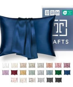 Funda de almohada de seda 100% pura de mora de 22 mm Tafts