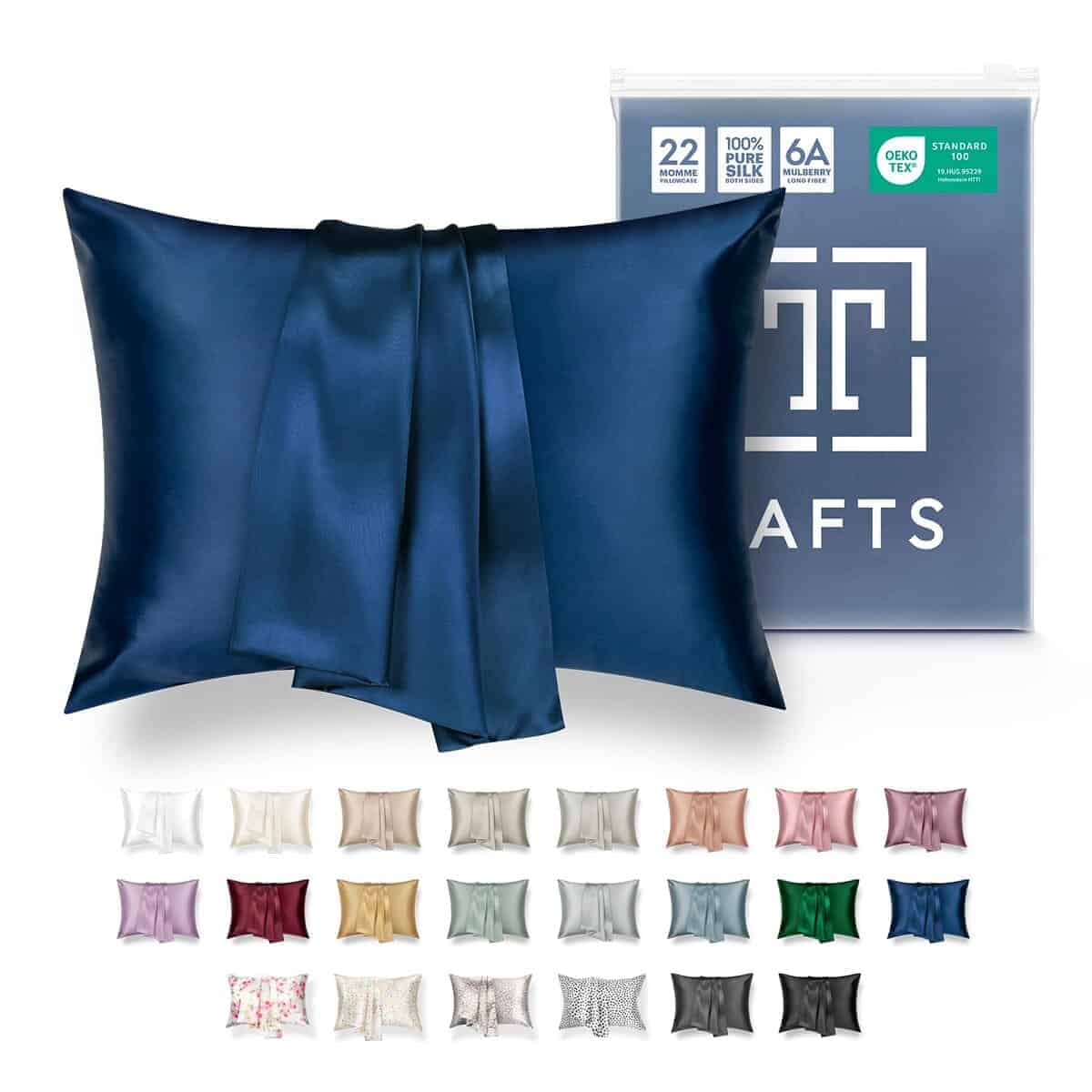 Fundas de Almohada de Seda Tafts - 22 mm 100% Pura Seda de