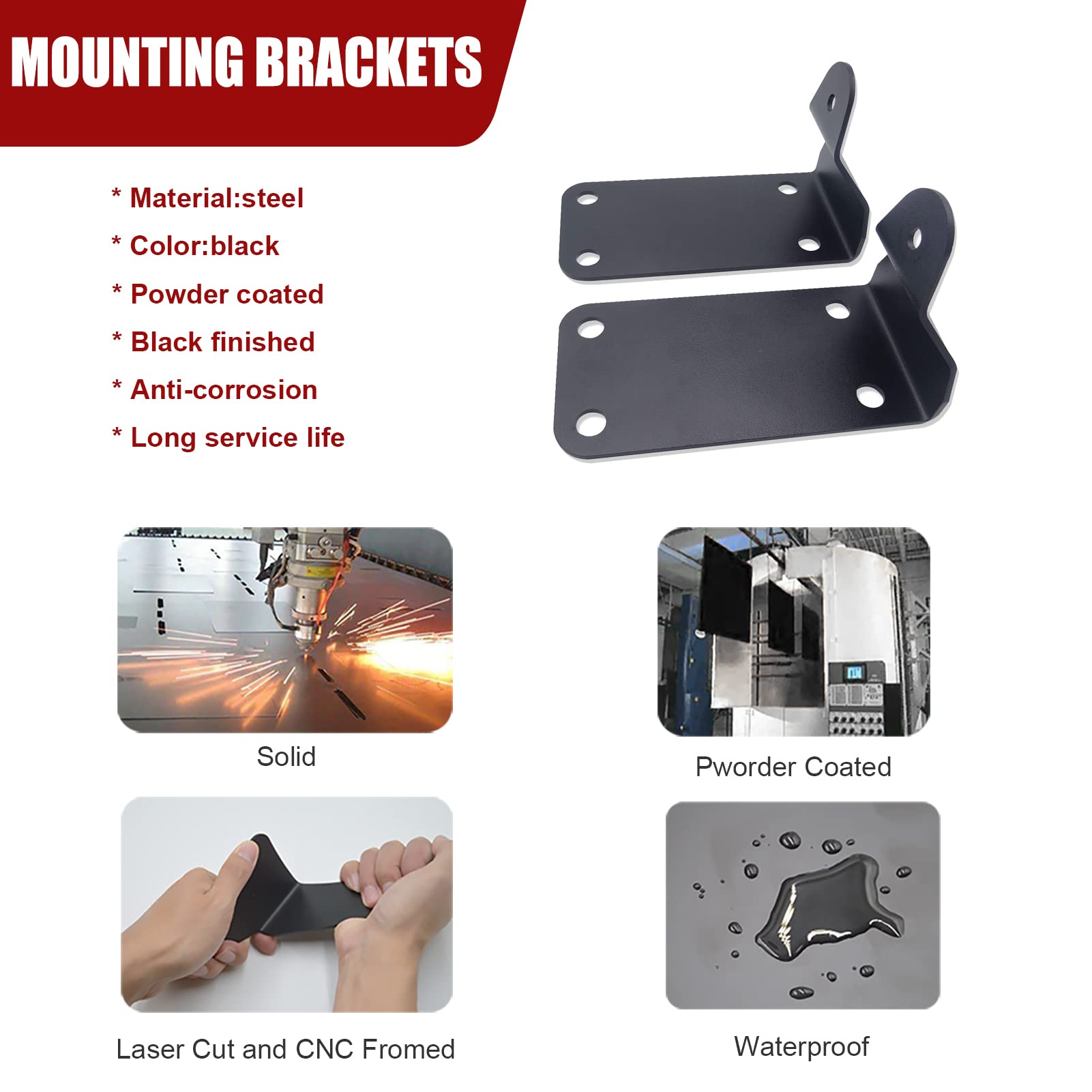 Barra de Luz LED Curva de 42 Pulgadas 240W con Kit de - Imagen 3