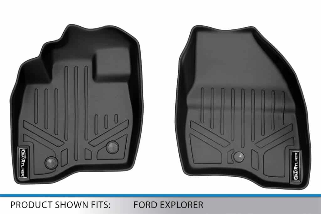 Tapetes de piso personalizados SMARTLINER 1era fila Negro - Imagen 5