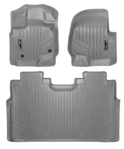 Tapetes a medida SMARTLINER 2 filas color gris para Ford