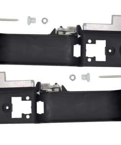 Soporte de mango exterior de puerta solamente, negro - Par