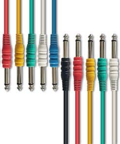 Cables de Parche Mono Unbalanced Multicolor de 1/4 (6.35mm)