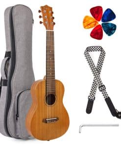 Guitalele,Kmise 31 pulgadas Guitarlele Mini Guitarra de