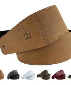 Correa de guitarra de cuero de grano completo "The