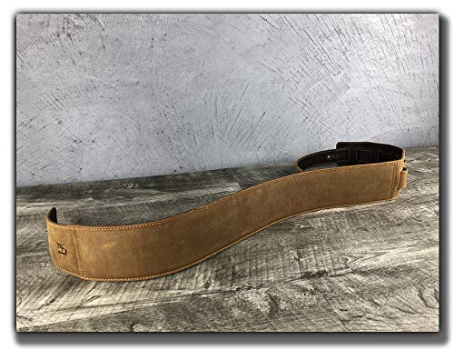 Correa de guitarra de cuero de grano completo "The - Imagen 3