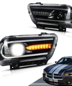 Faros LED VLAND Compatibles con Dodge Charger 2011 2012