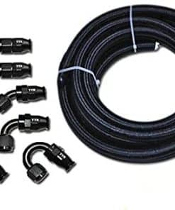 Kit de Manguera de Combustible de Nylon Negro -Negro