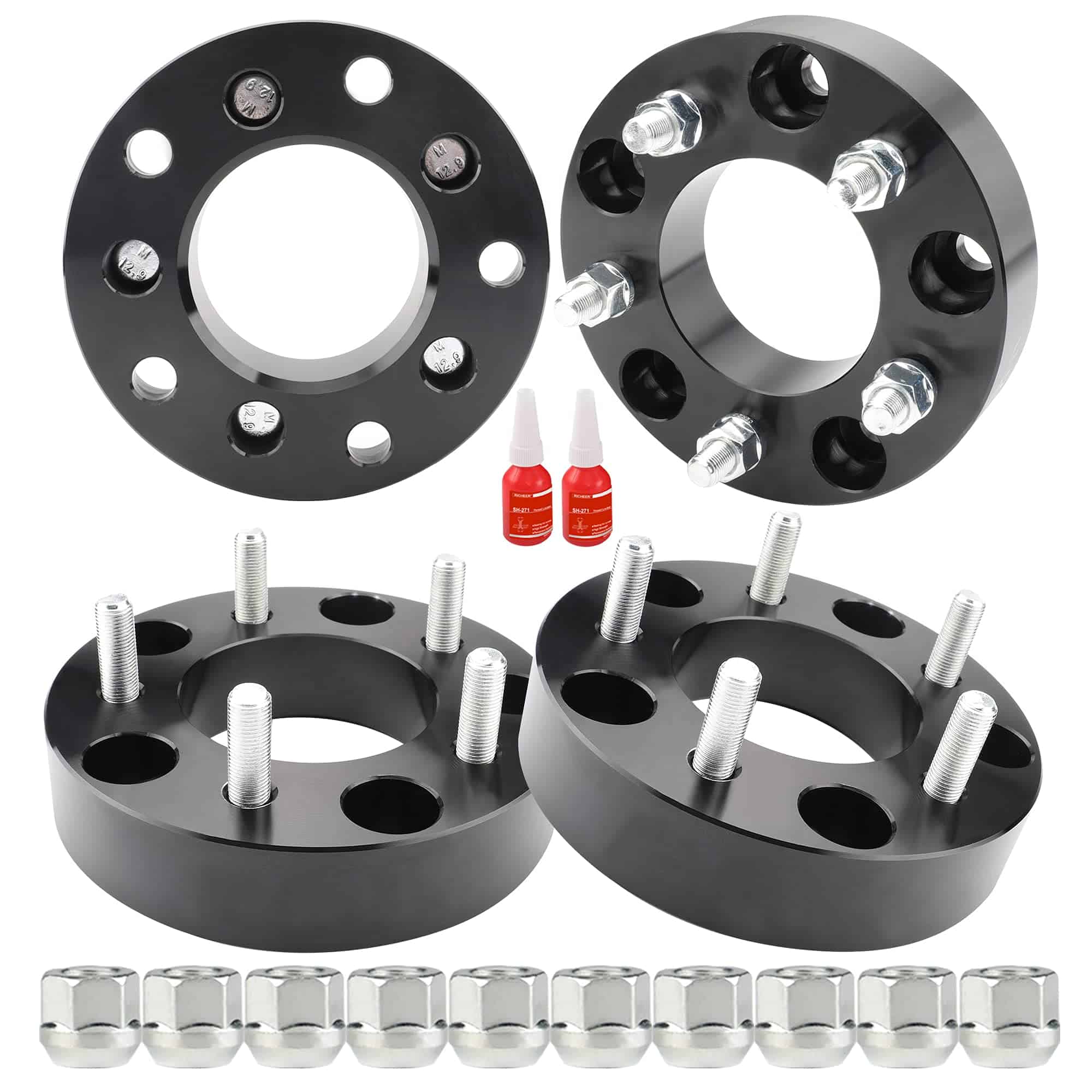 4PCS 5x5.5 a 5x5 Adaptadores de Separadores de Rueda para