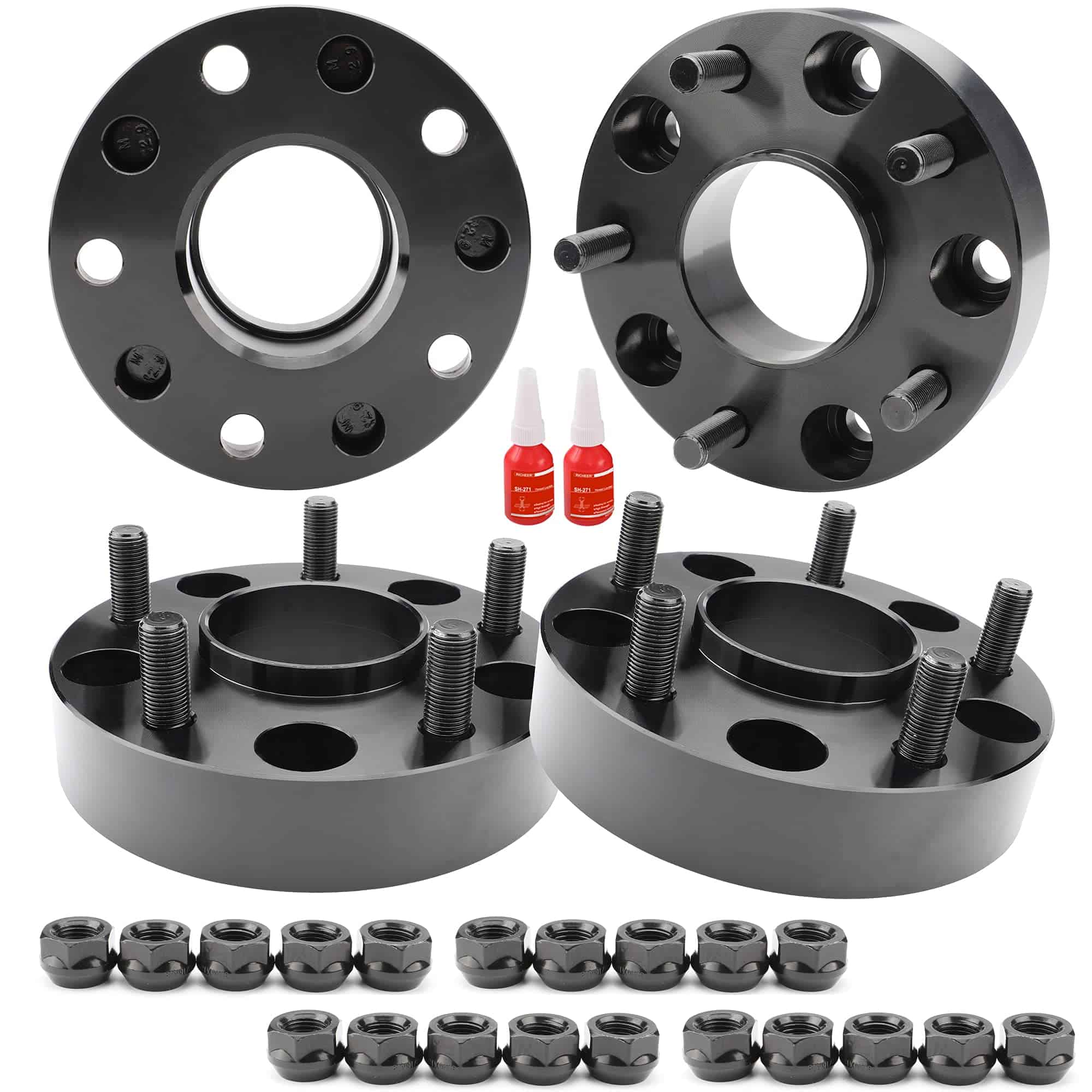 Richeer Separadores de Rueda 5x5.5 para 2002-2011 Ram 1500