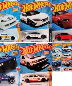 Hot Wheels Nissan Conjunto de 5 Autos Versión 2