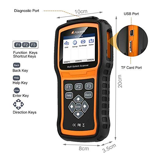 FOXWELL NT530 Escáner de Diagnóstico OBD2 Multi-Sistema - Imagen 9