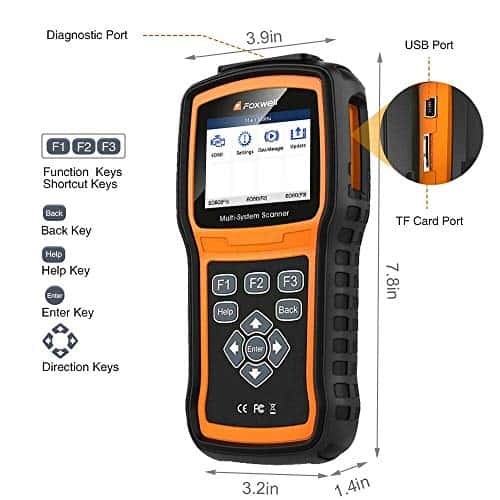 FOXWELL NT530 Escáner de Diagnóstico OBD2 Multi-Sistema - Imagen 6