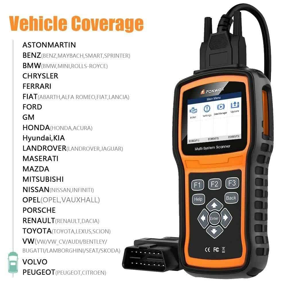 FOXWELL NT530 para Porsche 997 Escáner de Diagnóstico OBD2 - Imagen 3