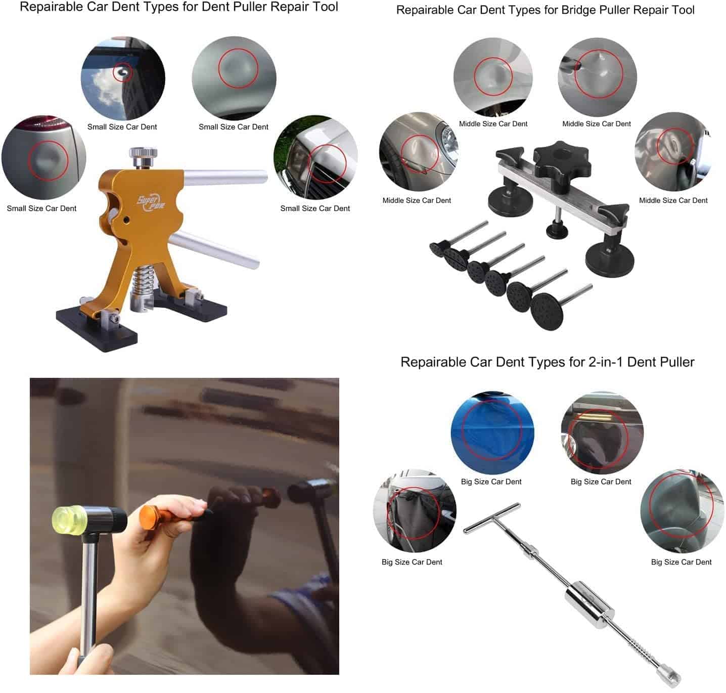 Set de Herramientas Completo para Reparación de Abolladuras - Imagen 4