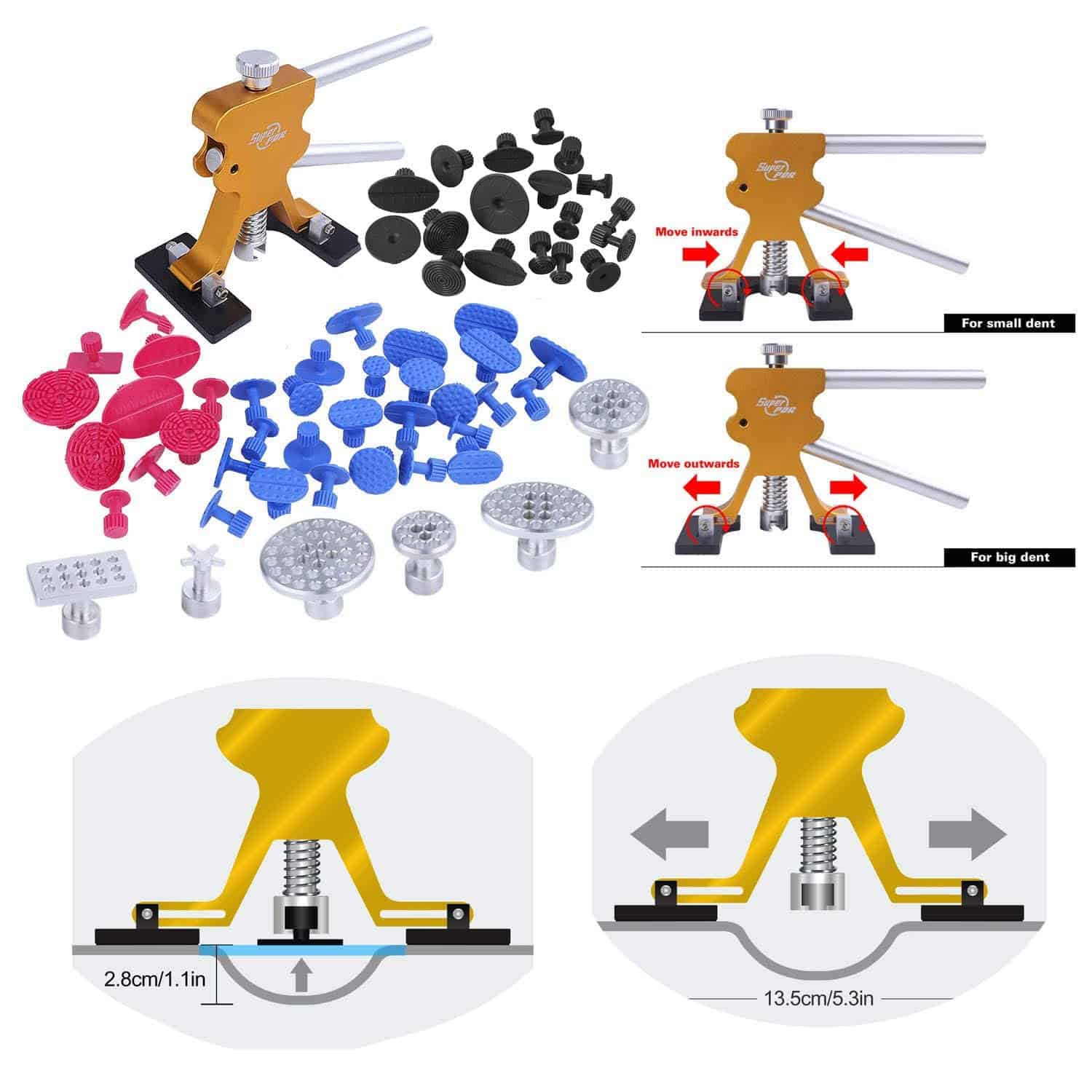 Set de Herramientas Completo para Reparación de Abolladuras - Imagen 8