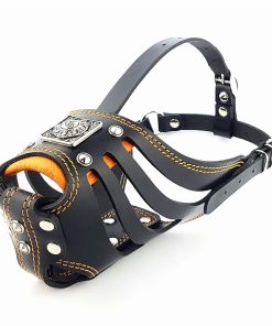 Mordaza de canasta Bestia ''Eros'' Negro y Naranja