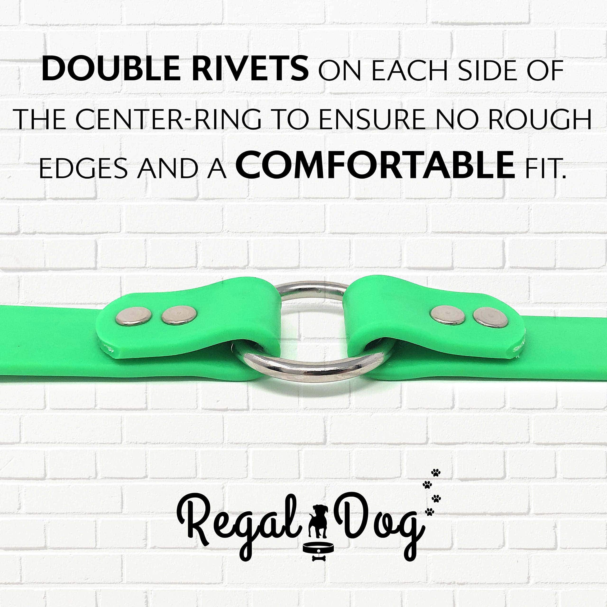 Collar para perro Regal Dog Products verde claro mediano - Imagen 9