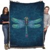 Manta Damask Dragonfly de Pure Country Weavers por Brigid