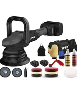 Pulidora de Coche Inalámbrica SPTA 18V, 15mm Orbit