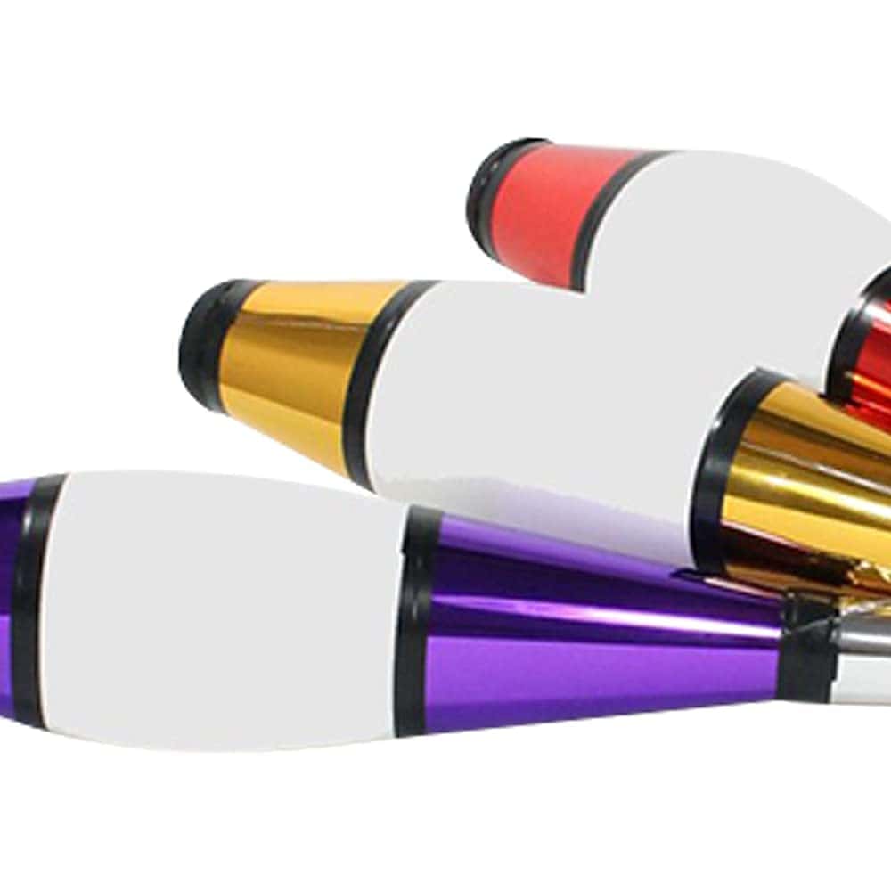 Set de 3 Mazas de Malabares Zeekio -Morado/Oro/Rojo - Imagen 8