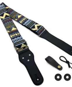 Correa de Guitarra Ajustable Poromoro con 2 Cierres de