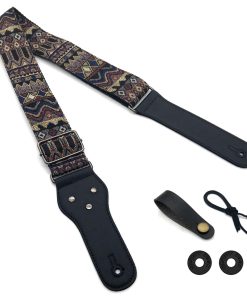 Correa de Guitarra Ajustable Poromoro con 2 trabillas de