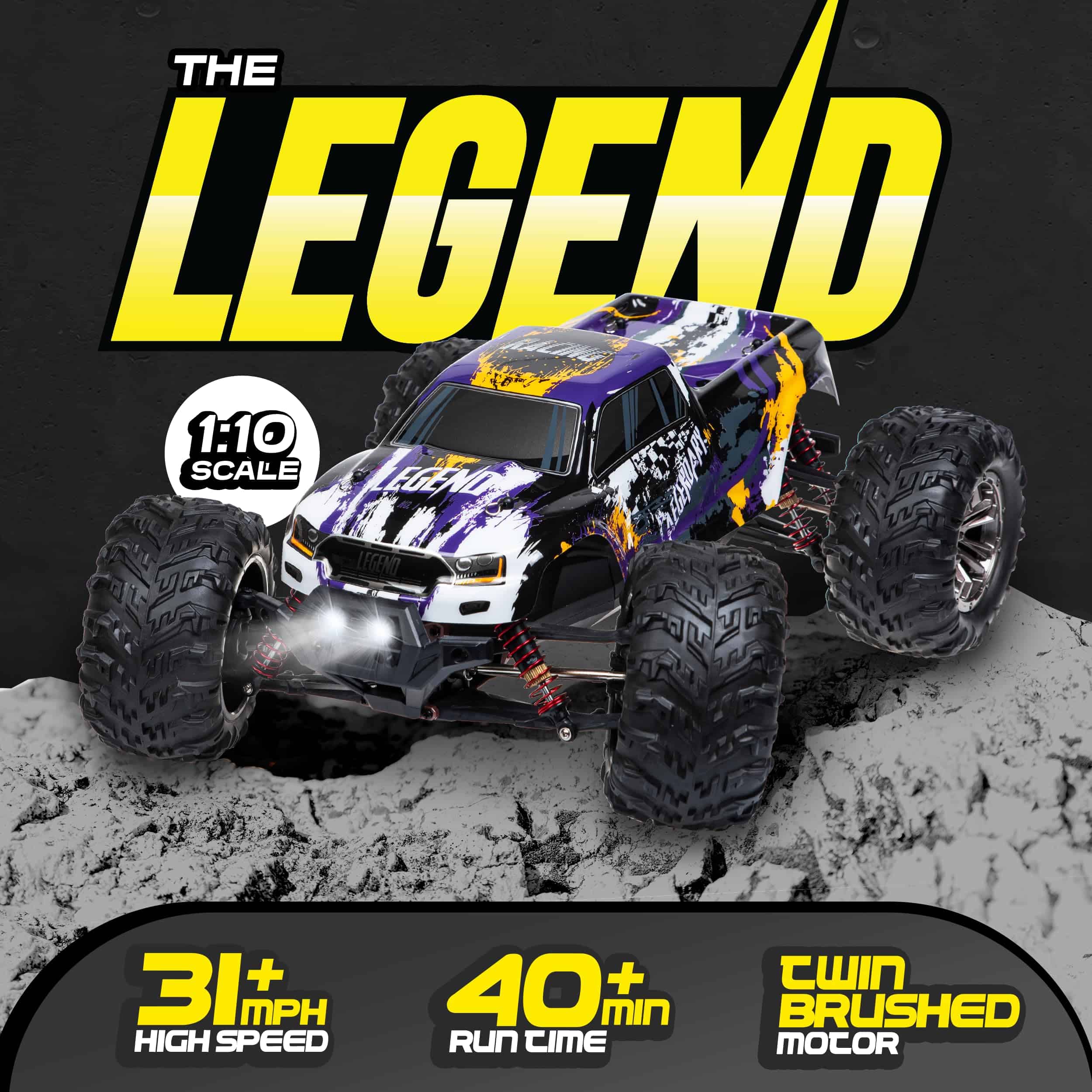 Coche de Control Remoto LAEGENDARY, Coche RC de Calidad - Imagen 3