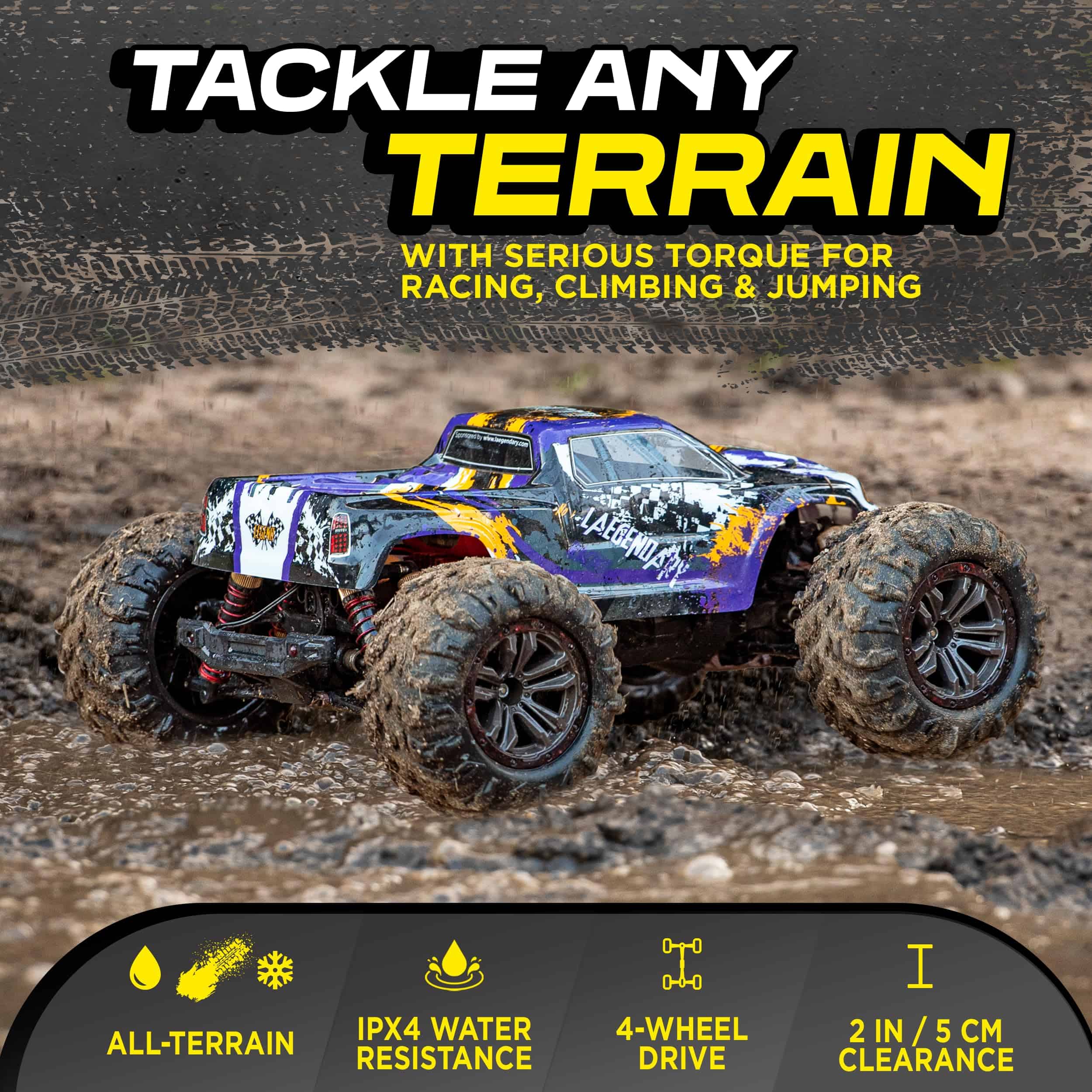 Coche de Control Remoto LAEGENDARY, Coche RC de Calidad - Imagen 6