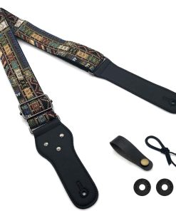 Correa de Guitarra Ajustable Poromoro con 2 Bloqueos de