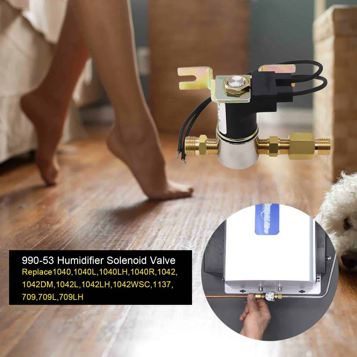 Válvula solenoide de humidificador universal 990-53 por AMI - Imagen 8