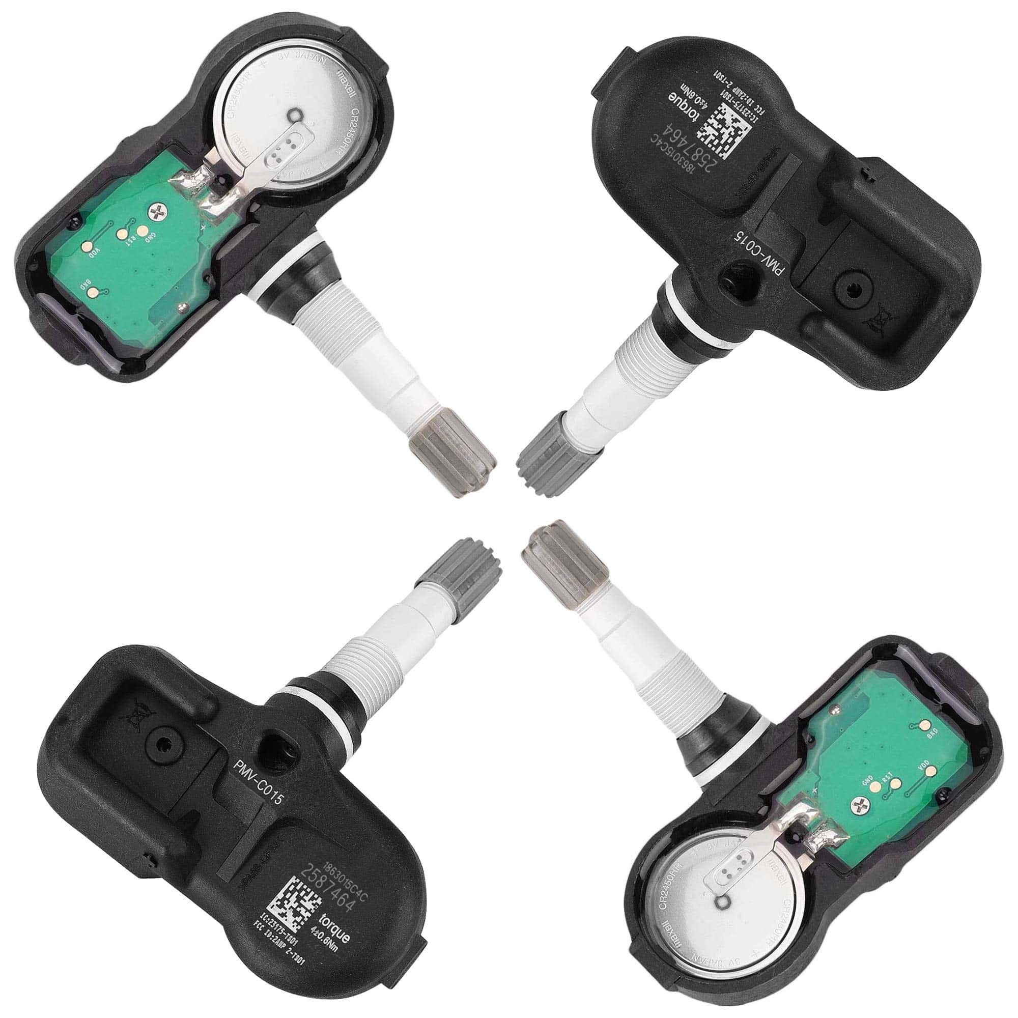 Sensor de presión de neumáticos (TPMS) MYSMOT (4 unidades)