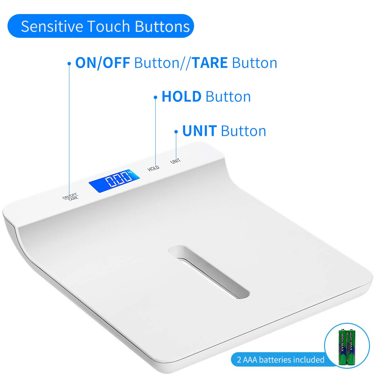 Báscula para Bebés KUBEI, Báscula Digital para Bebés, - Imagen 4