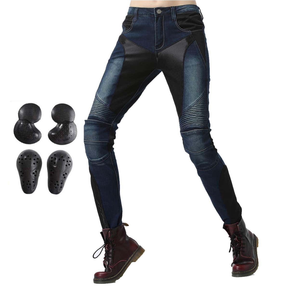 Pantalones de Moto para Mujer Takuey con Rodilleras y