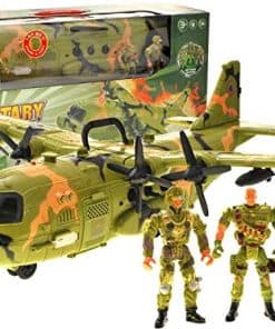 Avión Militar de Combate Fuerza Aérea con Luces, Sonidos