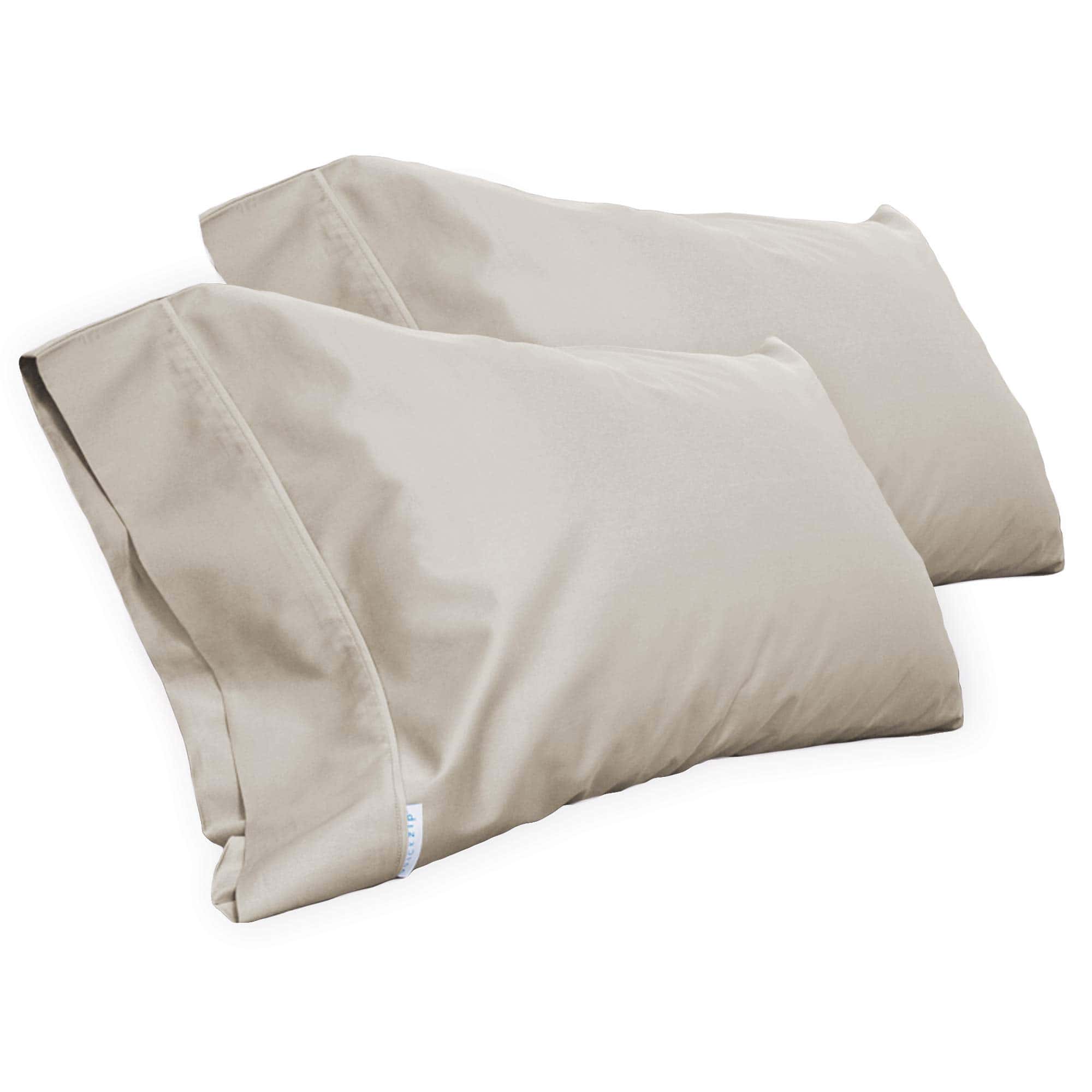 Funda de Almohada QuickZip Sateen Tamaño -Arena