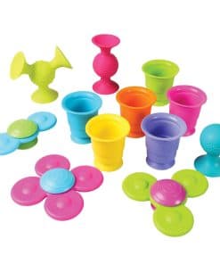 Conjunto de juguetes Fat Brain Toys Pipsquigz Whirly-Squigz