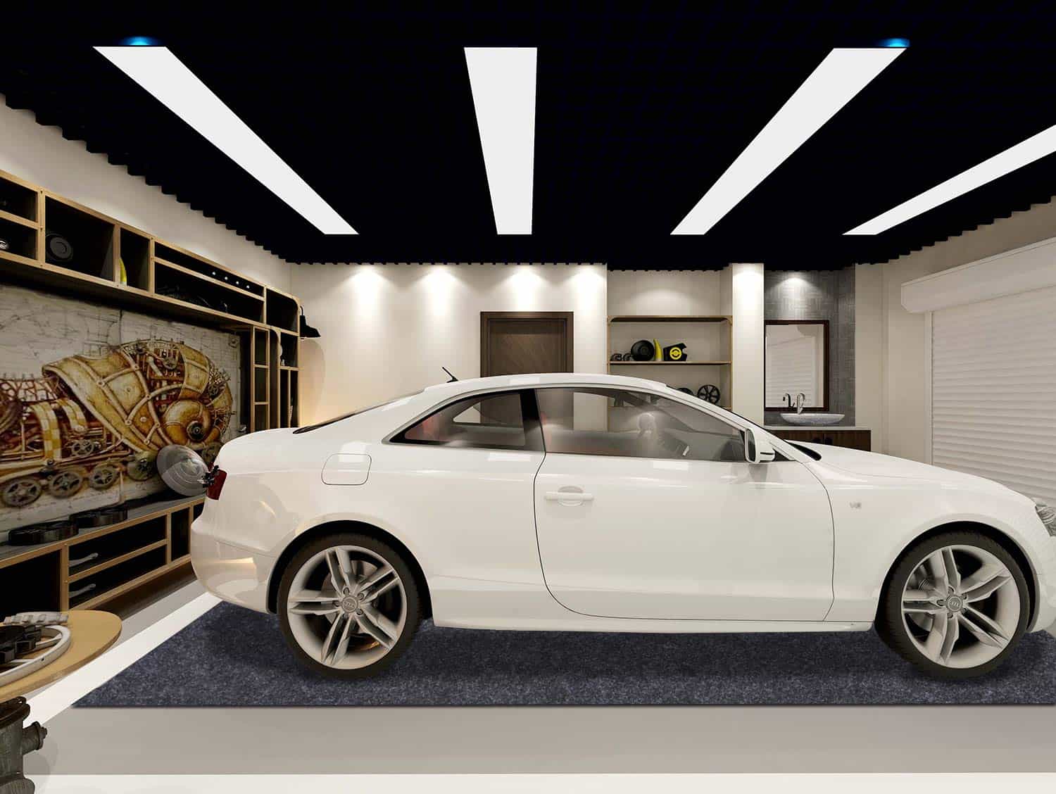 Tapete de Piso para Garaje Sensko - Absorbente - Piso para - Imagen 4