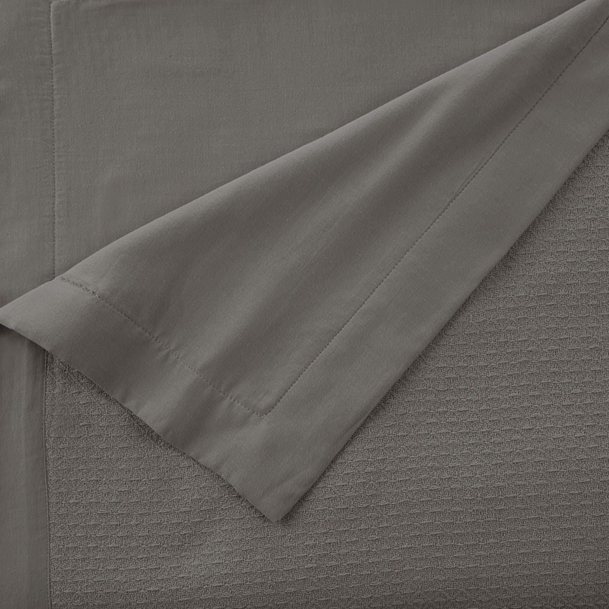 Manta de algodón Vellux 100% - 325 GSM Suave, Transpirable, - Imagen 3