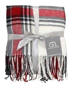 Manta de Cuadros - Decorativa Clásica, Ultra Suave -