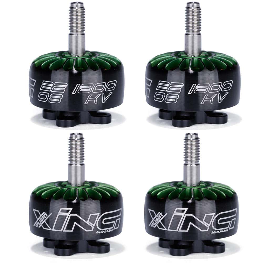 iFlight 4pcs XING 2208 1800KV Motor Brushless 6S para QAV