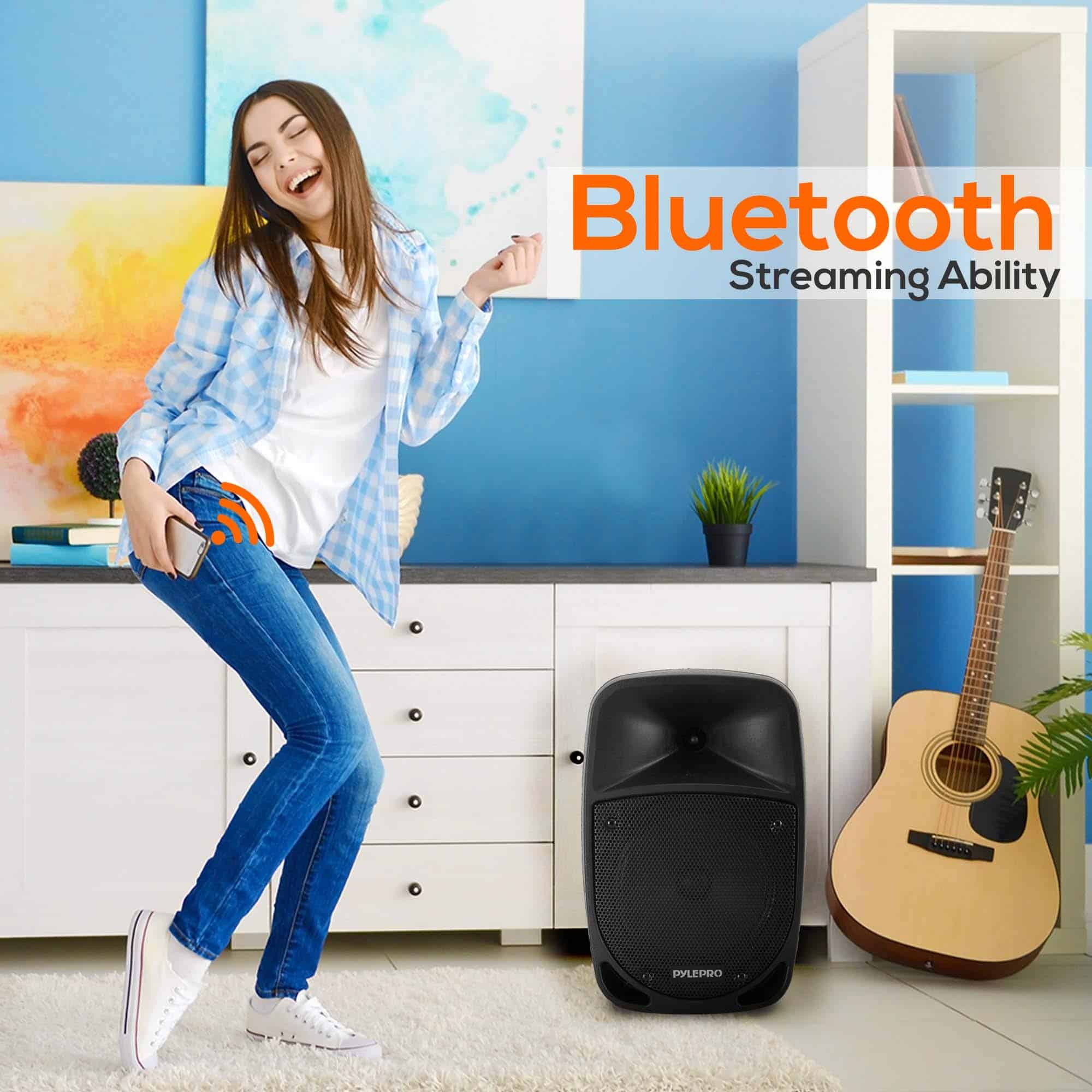 Altavoz PA Bluetooth Portátil Pyle 1000W - Altavoz de - Imagen 6