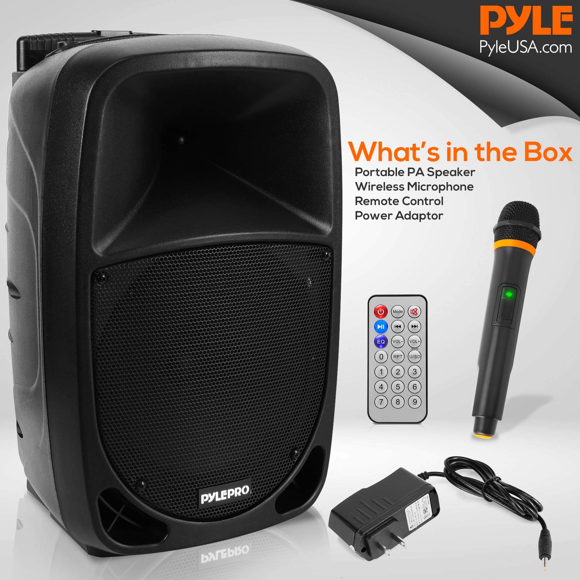 Altavoz PA Bluetooth Portátil Pyle 1000W - Altavoz de - Imagen 8