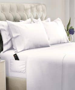 Juego de Sábanas tamaño King DREAMCARE - 6 -Blanco