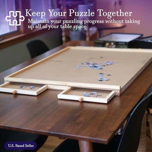 Tablero de rompecabezas de madera Jigitz de 1500 piezas - - Imagen 3