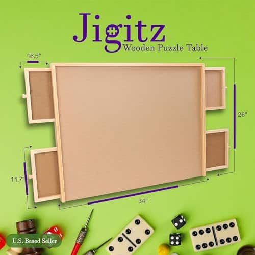 Tablero de rompecabezas de madera Jigitz de 1500 piezas - - Imagen 6