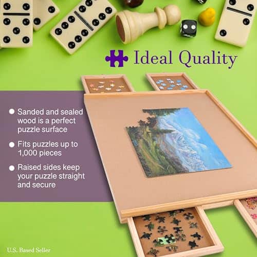 Tablero de rompecabezas de madera Jigitz de 1500 piezas - - Imagen 4