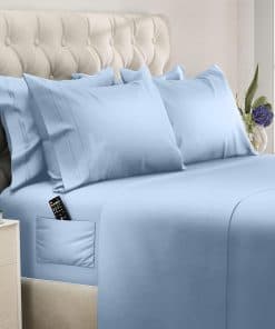 Juego de Sábanas California King DREAMCARE -Azul Claro