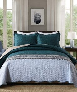 Juego de Colchas Travan de 3 Piezas para Cama Queen, Colcha